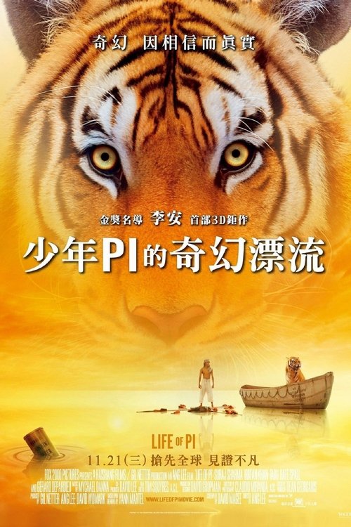 少年派的奇幻漂流 海报